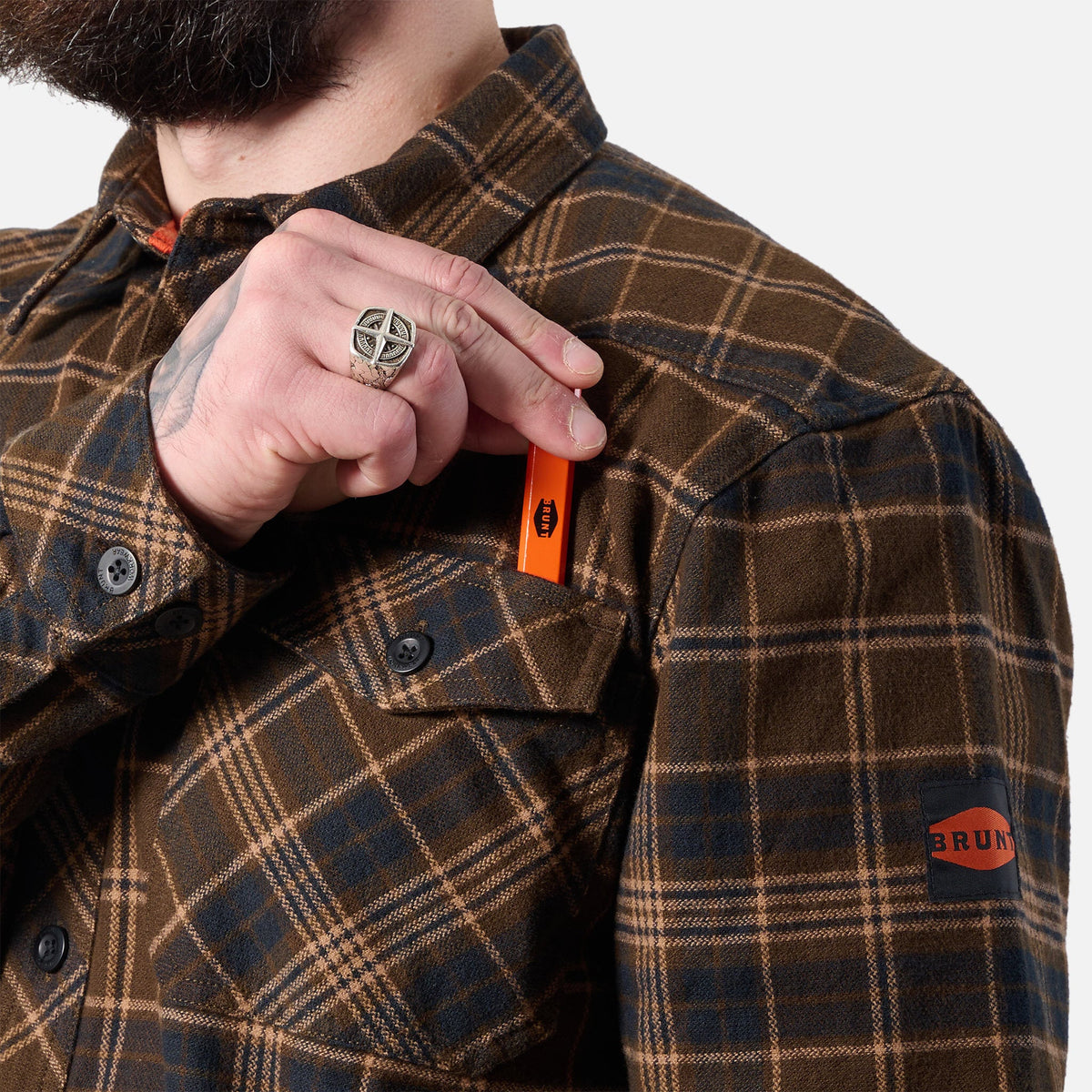 The Clark Heavyweight Flannel Shirt