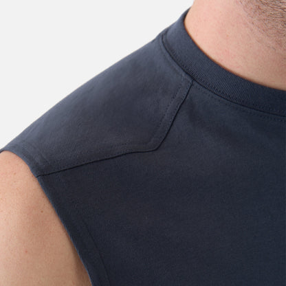 The Martin Sleeveless Pocket Tee