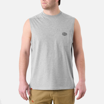The Martin Sleeveless Pocket Tee