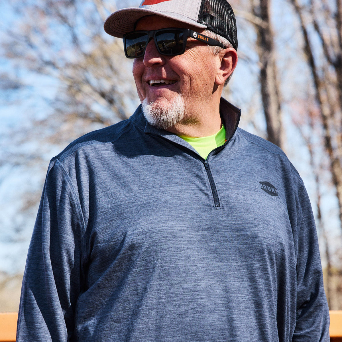 The McKenna 1/4 Zip Long Sleeve Tech Shirt